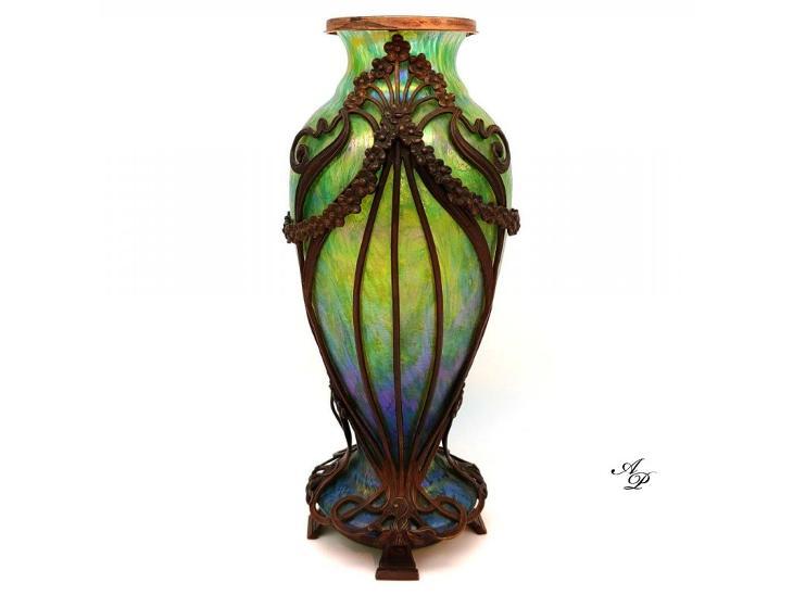 Secesní váza Wilhelm Kralik 