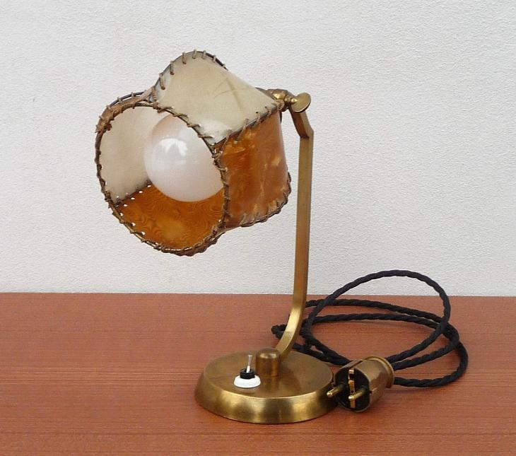 Stolní starožitná lampa 