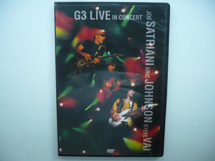 Hudební DVD G3 LIVE IN CONCERT - Joe SATRIANI Eric JOHNSON Steve VAI - Joe Satriani Eric Johnson Steve Vai G3 Live In Concert