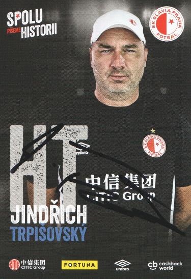 Jindrich Trpisovsky Slavia Praha Autogram Podpis Fotbal Aukro