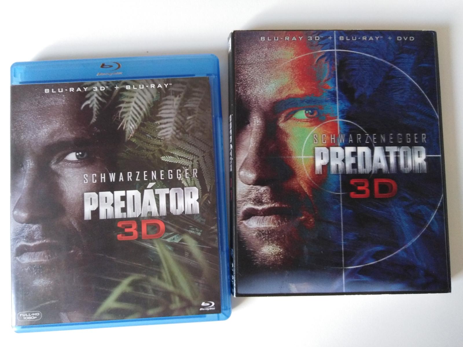 Predator 3d 2d Dvd A Schwarzenegger 2disky Aukro