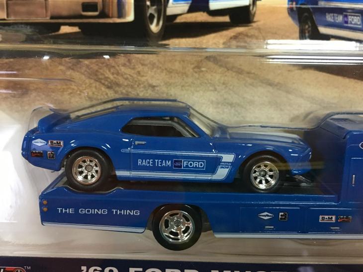 69 Ford Mustang Boss 302 Retro Rig Hot Wheels Team Transport 19 Aukro 1087