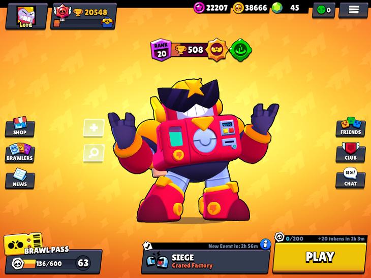 Brawl Stars Top Ucet 20 500 Poharku Vse Na Max Lvl Aukro