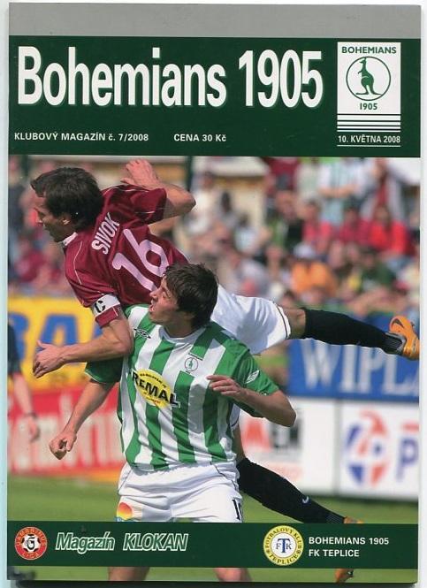 Teplice – Bohemians - Program Bohemians 1905 Fk Teplice 2008 Aukro - Last games between these teams compare opponents.