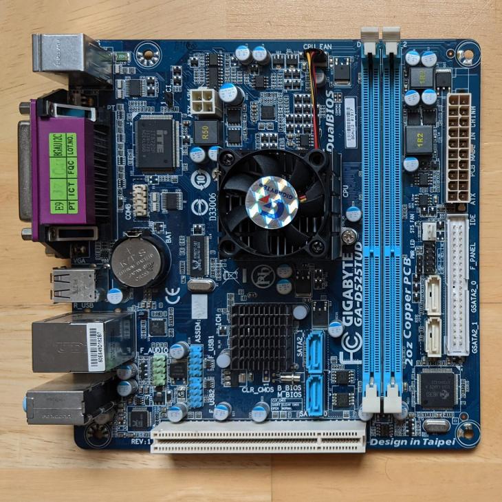 Gigabyte ga d525tud разгон