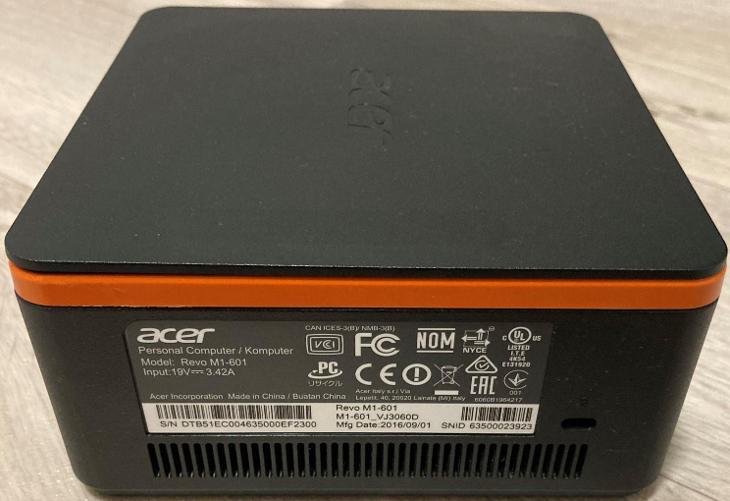 Неттоп acer m1 601 разборка