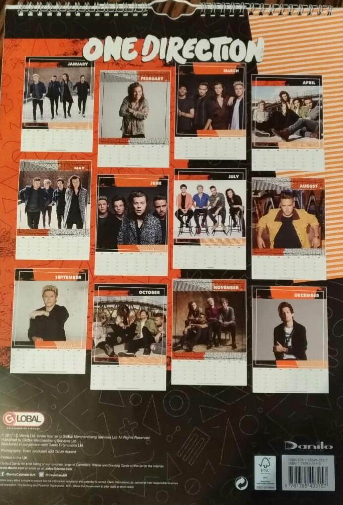 One Direction Official 18 Calendar Aukro