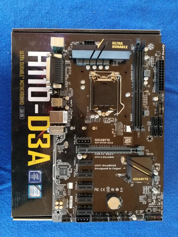 Gigabyte h110 d3a настройка для майнинга