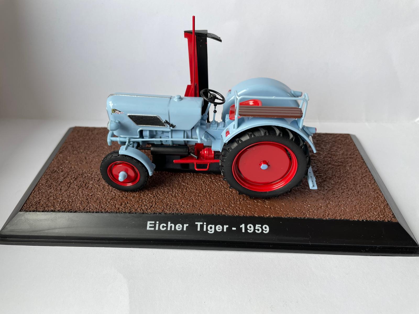 Atlas Model car DieCast 1/32 Vintage Tractor 1959 Eicher Tiger 