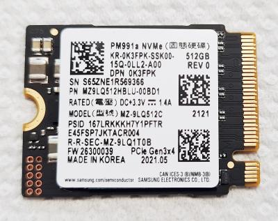 Pm991 nvme samsung 256gb прошивка