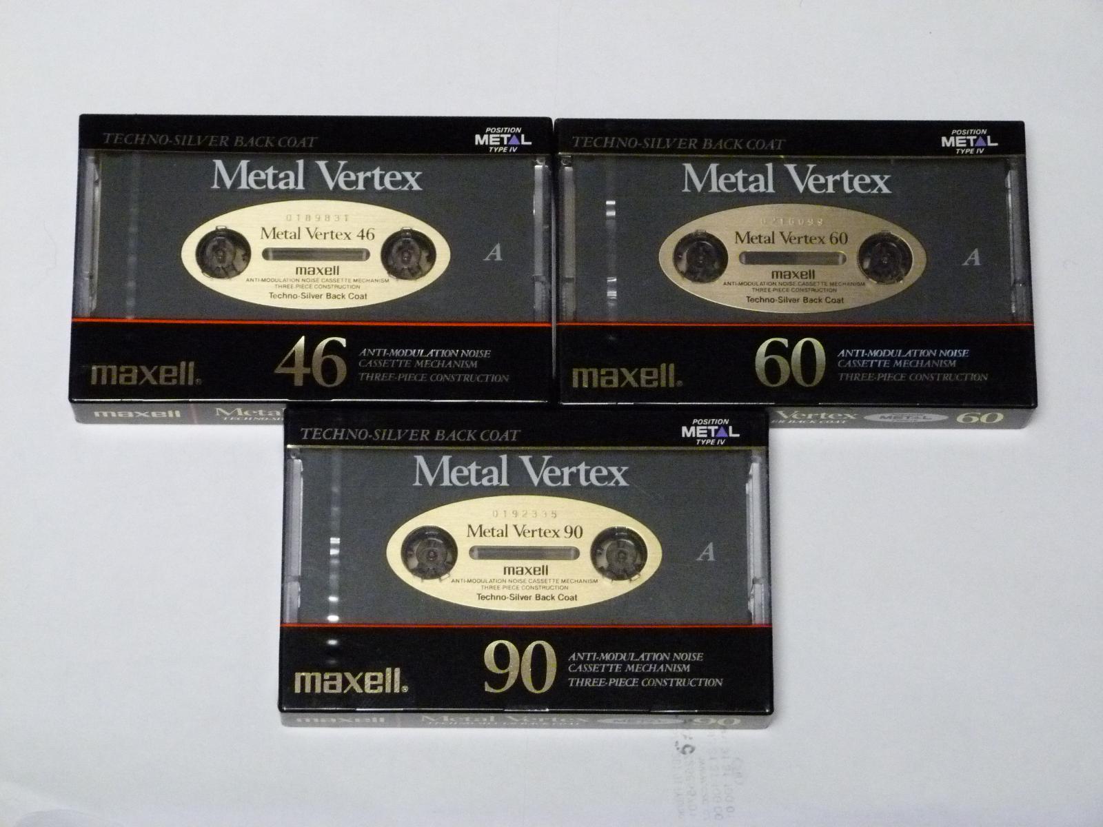 maxell Metal Vertex マクセル メタルテープ 60分-silversky