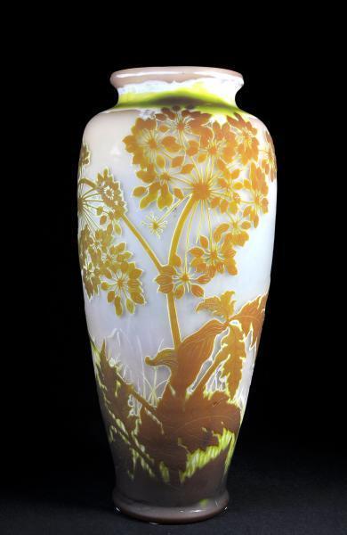 Secesná váza Emile Gallé 