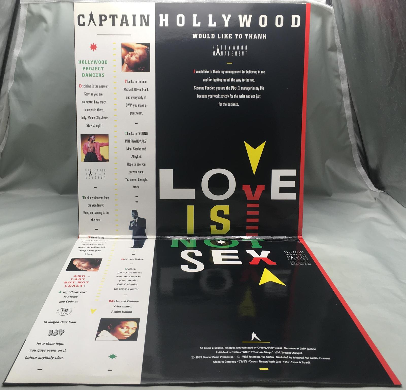 Captain Hollywood Project – Love Is Not Sex 1993 Germany Vinyl 2LP | Aukro