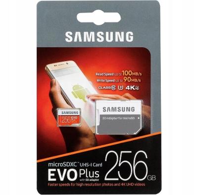 Paměťová karta Samsung Evo Plus MicroSDXC 256GB