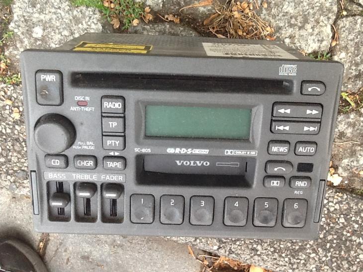Volvo V70 S70 850 960 V90 V40 S40 autoradio CD MC rádio