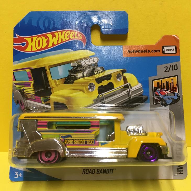 Road Bandit Taxi Jeepney - Hot Wheels 2020 7/250 (E10-56 ...