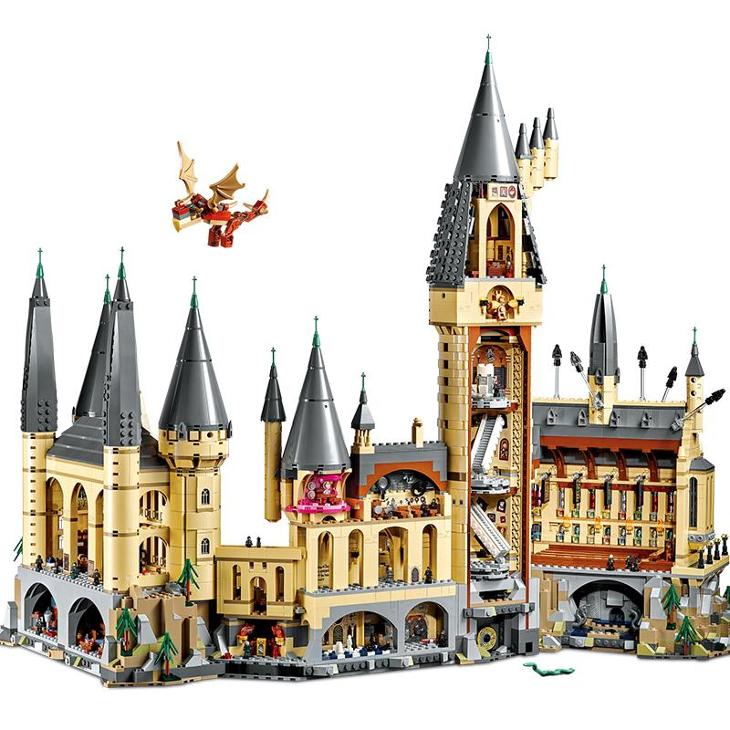 Harry Potter Bradavice Lego kompatibilní | Aukro