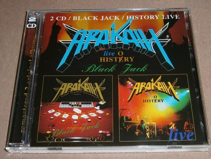 Cd Arakain Black Jack History Live 2cd Perfektni Stav Aukro