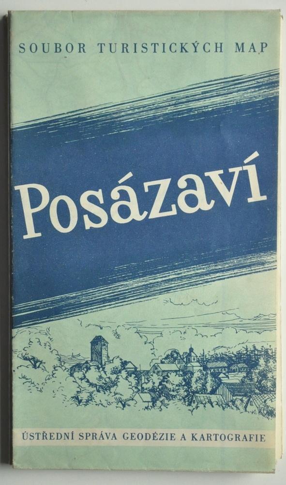 turistická mapa posázaví POSÁZAVÍ   TURISTICKÁ MAPA   JÍLOVÉ ŘÍČANY BENEŠOV SÁZAVA DAVLE 