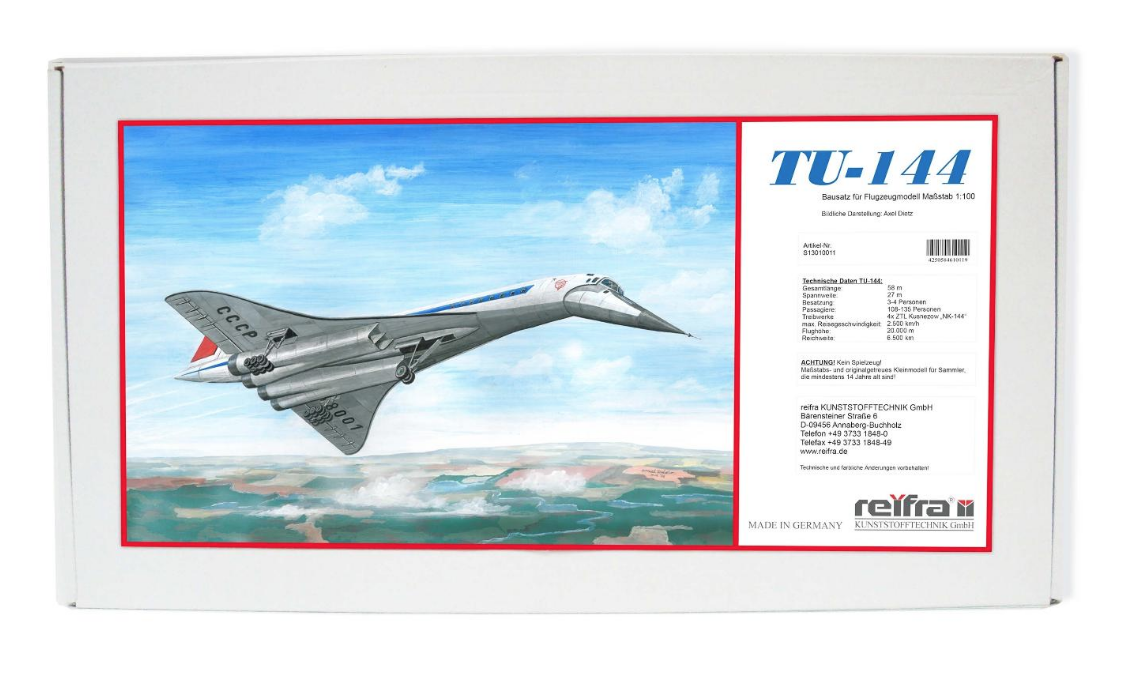 Model Tupolev Tu-144 – pro děti od 14 let