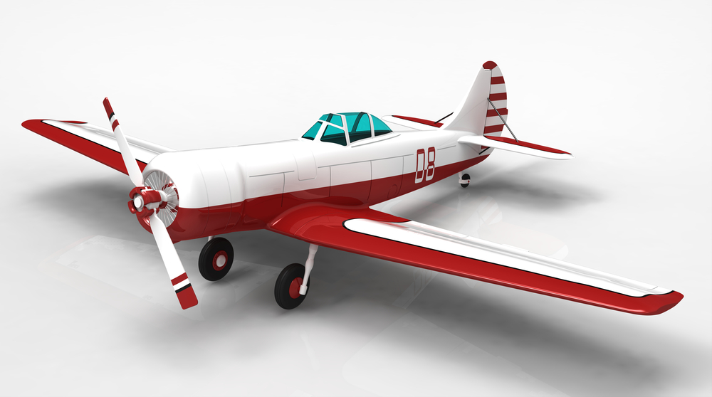 Hotový model letadla