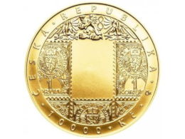 Zlatá mince 10 000 Kč k 100. výročí zavedení československé měny