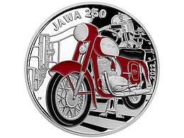 Stříbrné pamětní mince Jawa