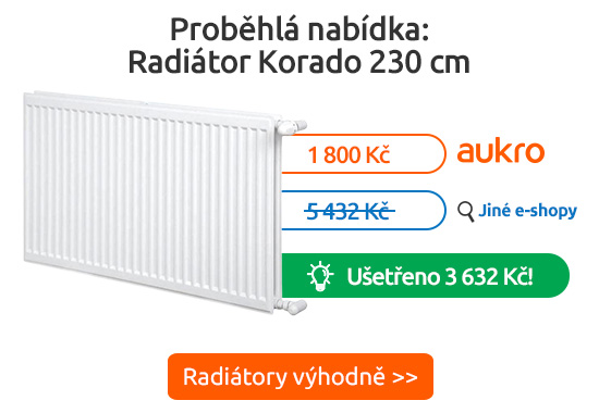 Radiátory levněji na Aukru >>