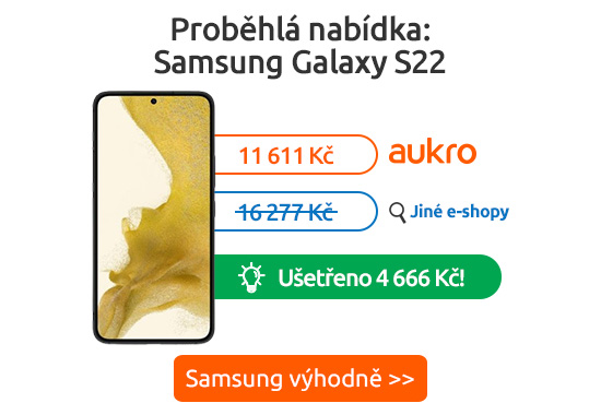 Samsung Galaxy S22 levněji na Aukru >>