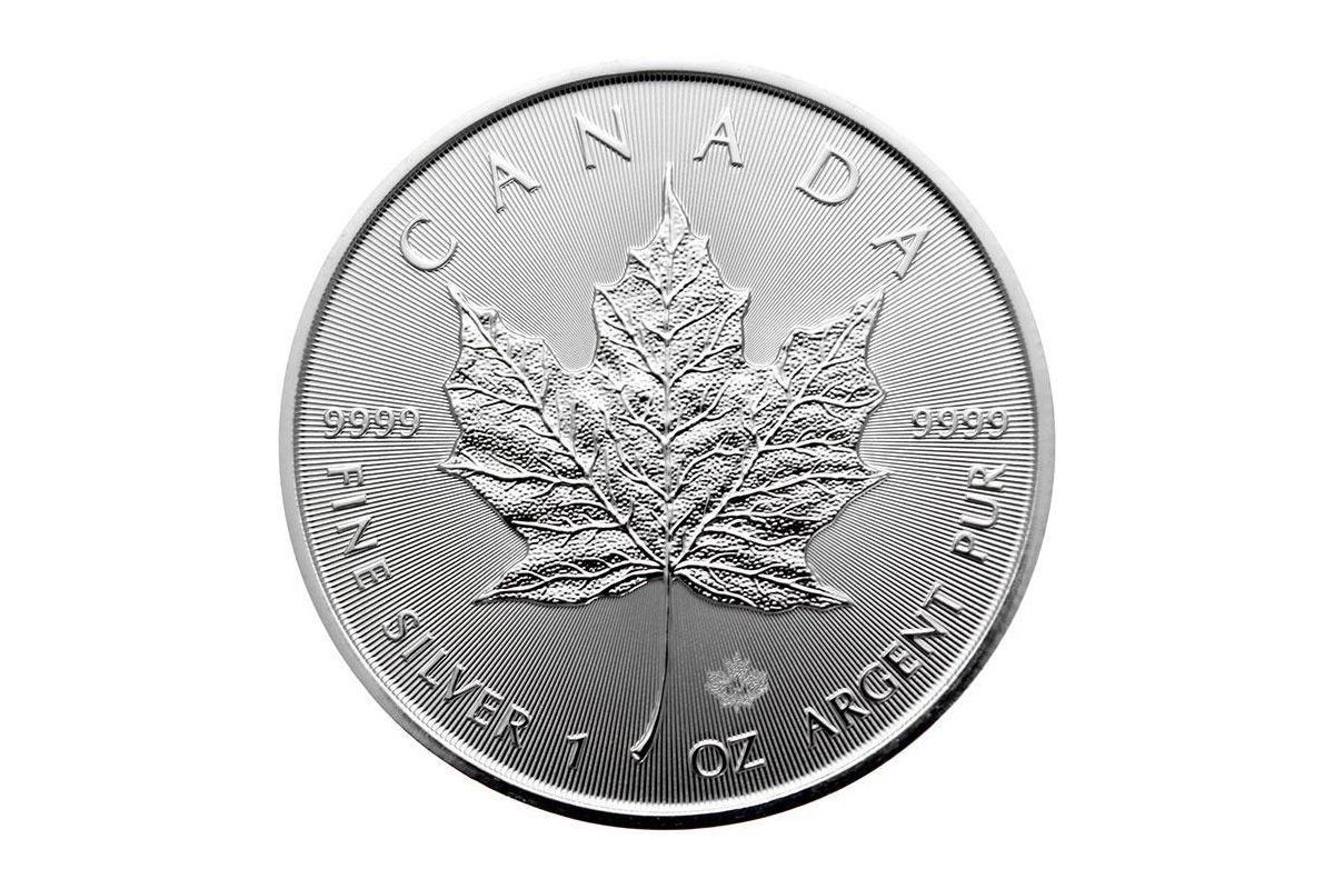 Stříbrná investiční mince Maple Leaf 2020