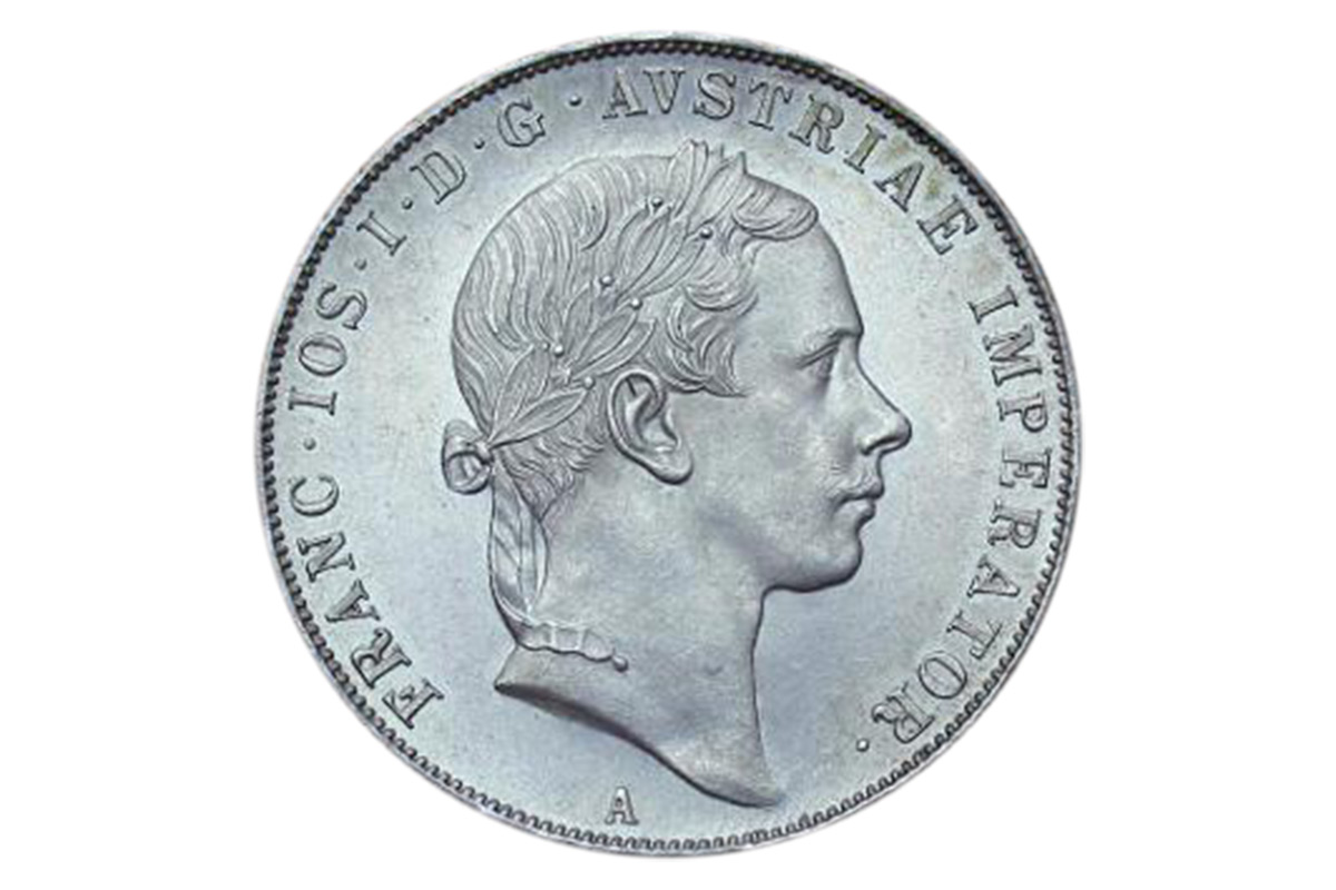Stříbrný konvenční tolar Františka Josefa I. 1852 - vzácná mince